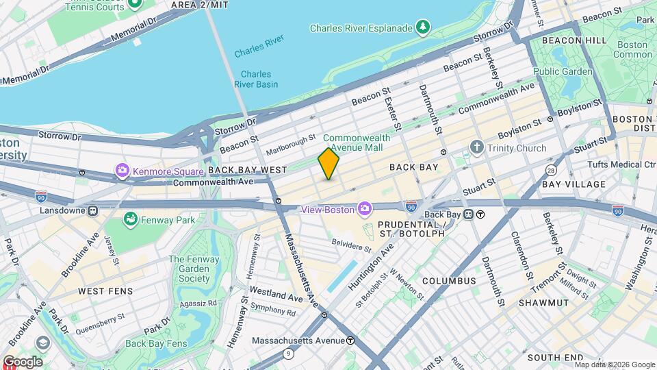 294 Newbury St Map and Location Details