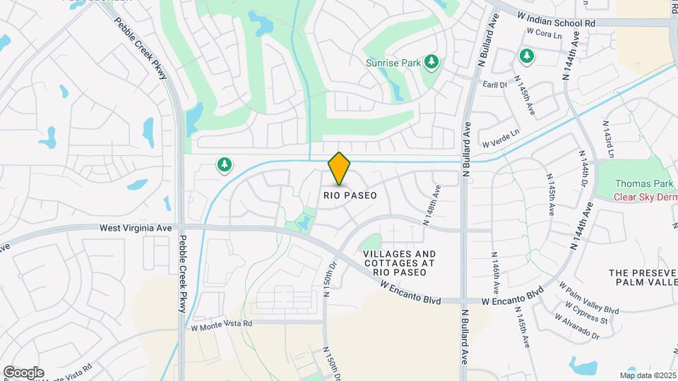 15053 W La Reata Ave Map and Location Details