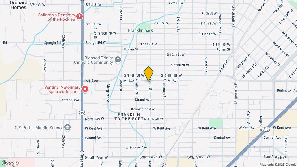 1601 Kemp St Map and Location Details