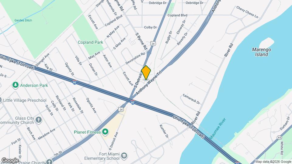 3325 Bampton Ave, Unit 4 Map and Location Details