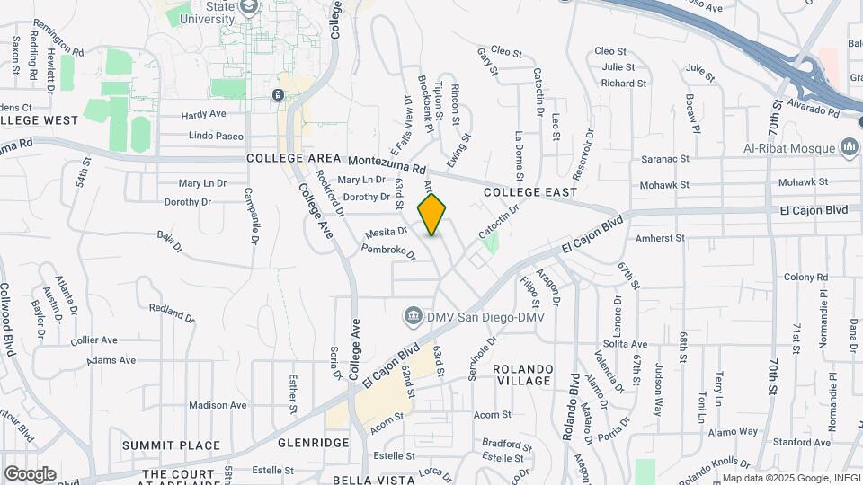 4921 63rd St Map and Location Details