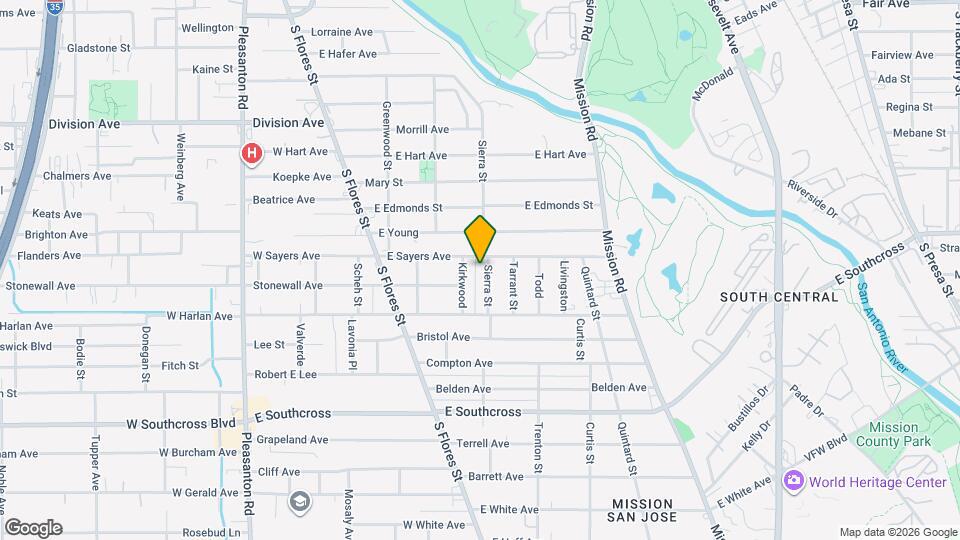 5113 Sierra St Map and Location Details