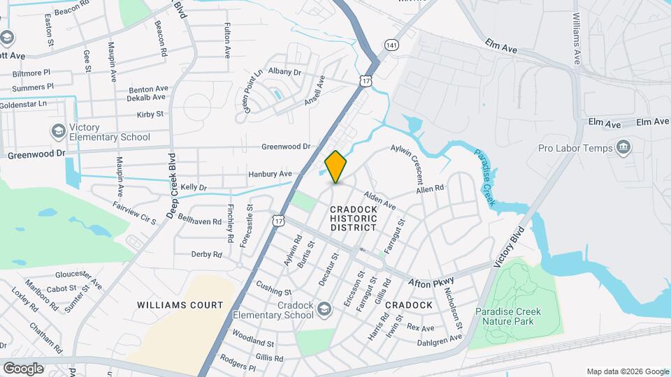 2 Alden Ave Map and Location Details