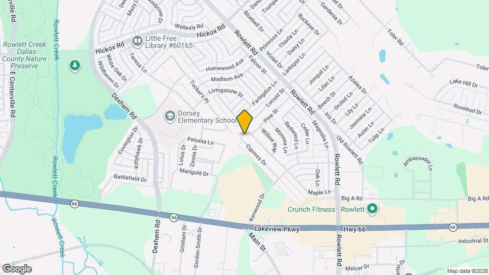 6109 Cypress Dr Map and Location Details