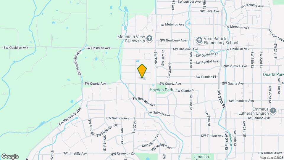 3616 SW Pumice Stone Ave Map and Location Details