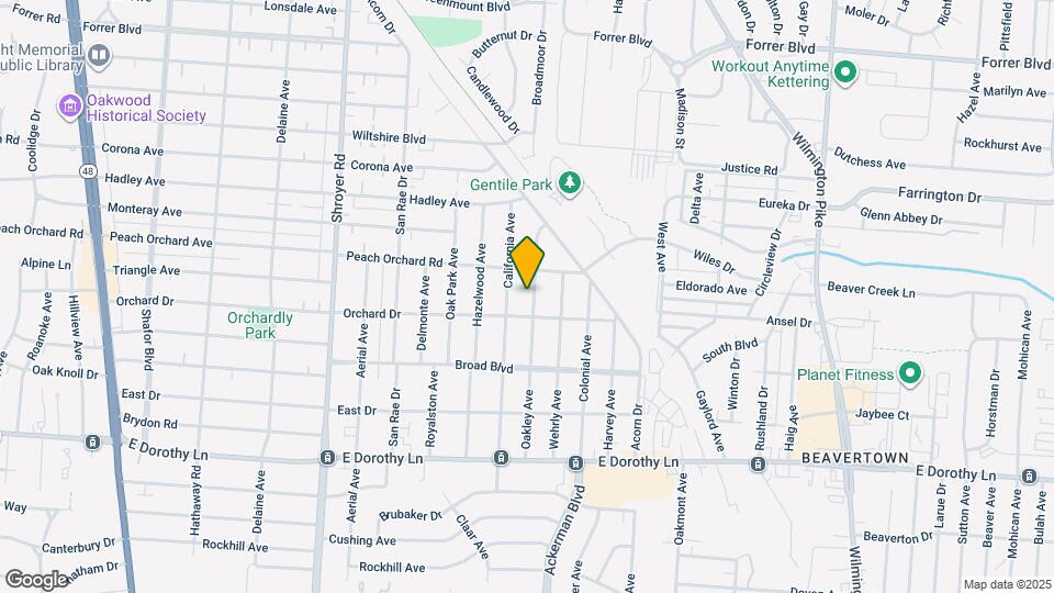 2621 Oakley Ave Map and Location Details