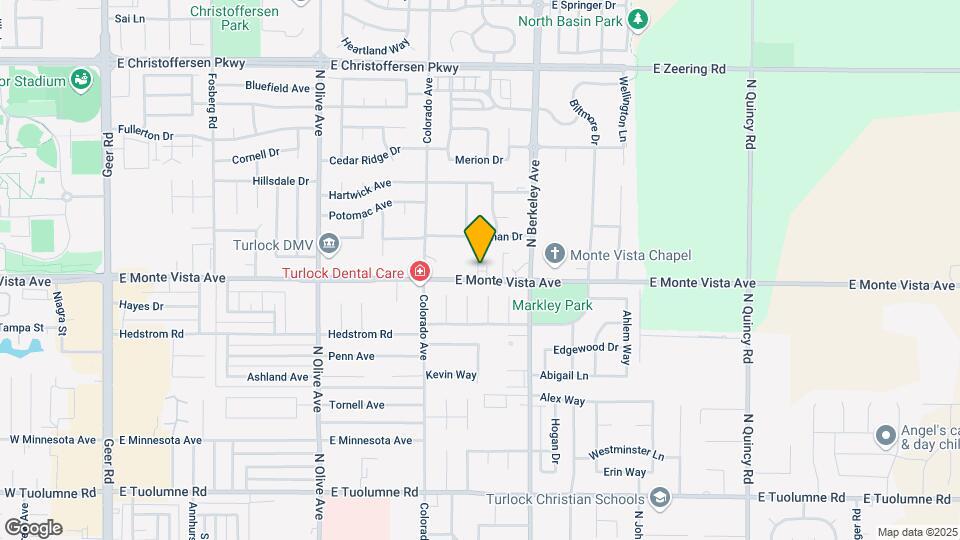 1403 E Monte Vista Ave Mapa y Detalles de la Ubicación