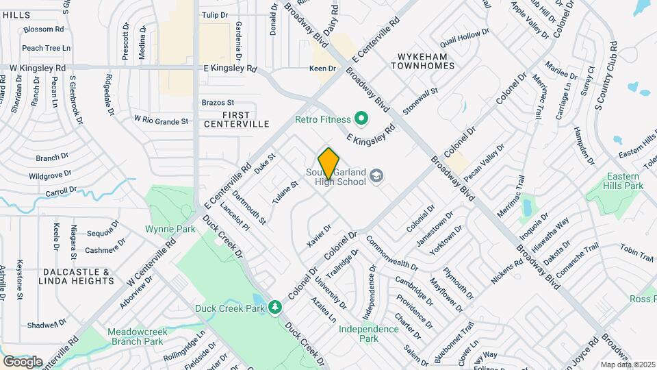3521 Vanderbilt Ct Map and Location Details