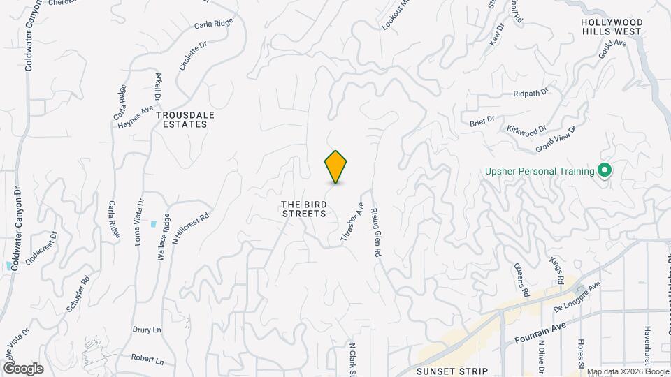 1542 Blue Jay Way Map and Location Details