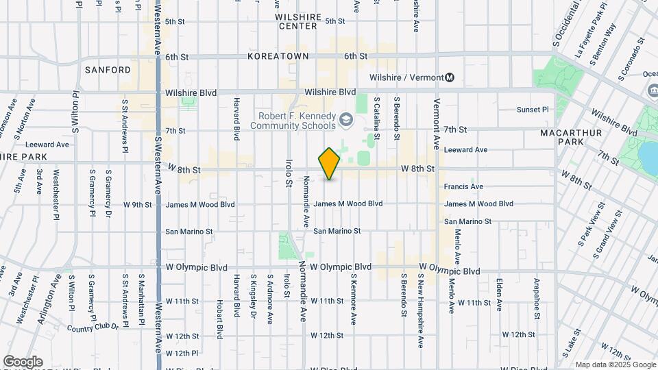 826 S Mariposa Ave Mapa y Detalles de la Ubicación
