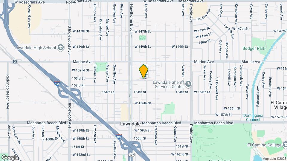 15338 Larch Ave Mapa y Detalles de la Ubicación