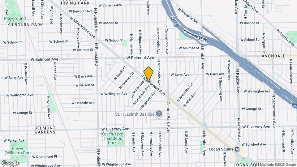 3050 N Milwaukee Ave, Unit 01 Map and Location Details