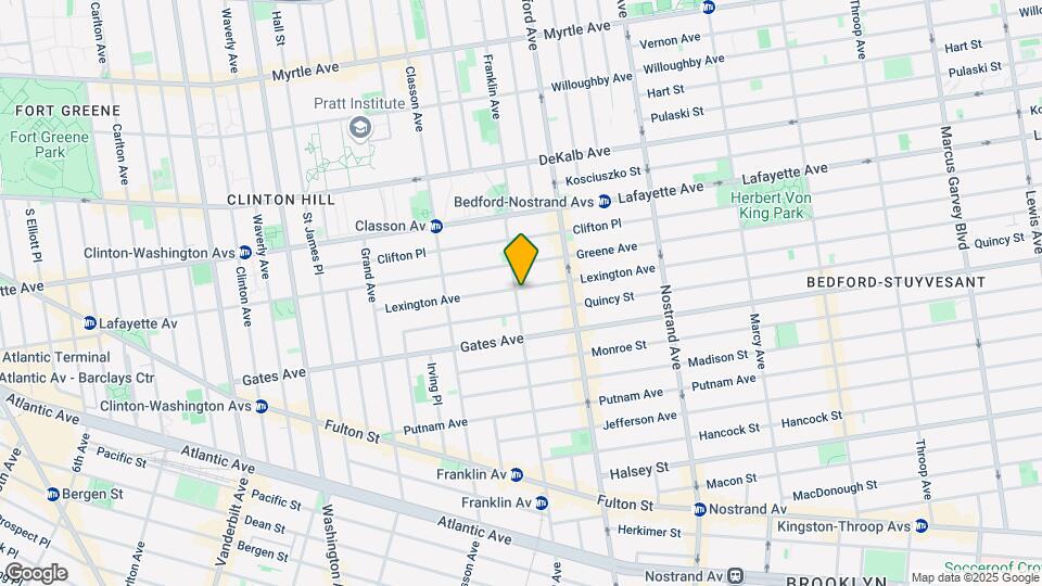 361 Franklin Ave Mapa y Detalles de la Ubicación