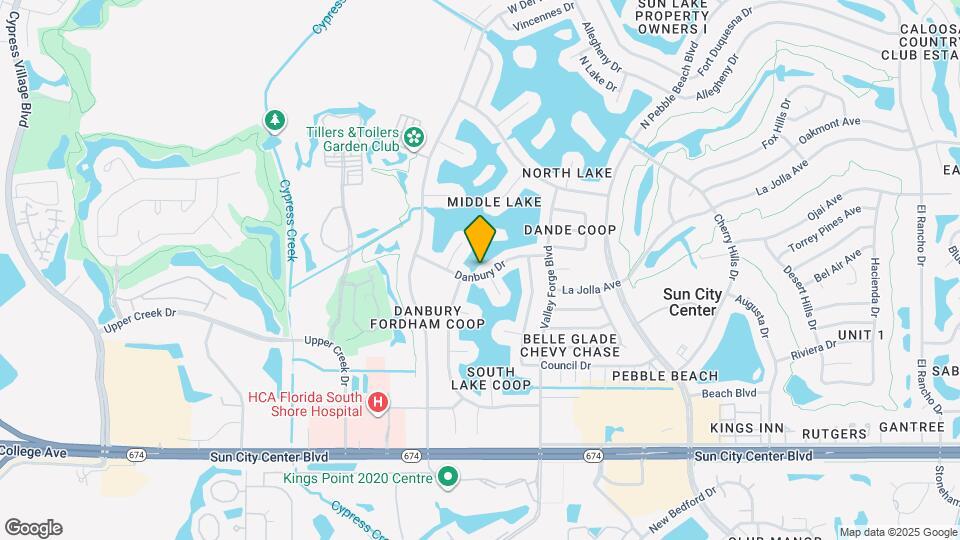 1717 Danbury Dr Map and Location Details