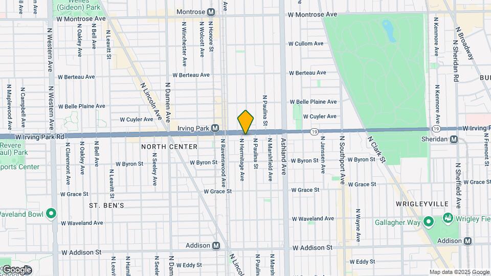 3955 N Hermitage Ave Map and Location Details