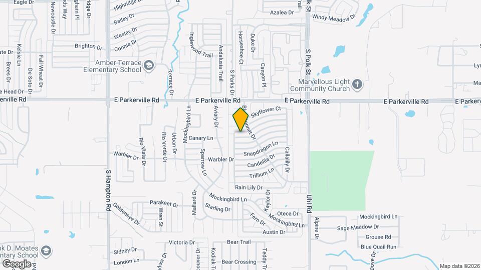 604 Snowy Orchid Dr Map and Location Details