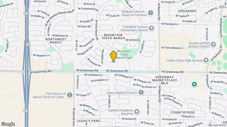 15851 W Saguaro Ln Map and Location Details