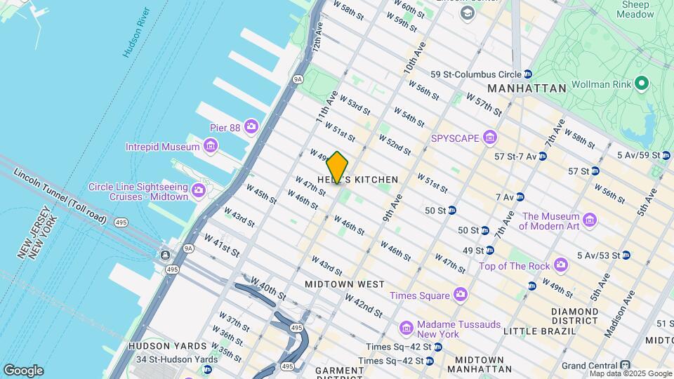 701 Tenth Ave Map and Location Details