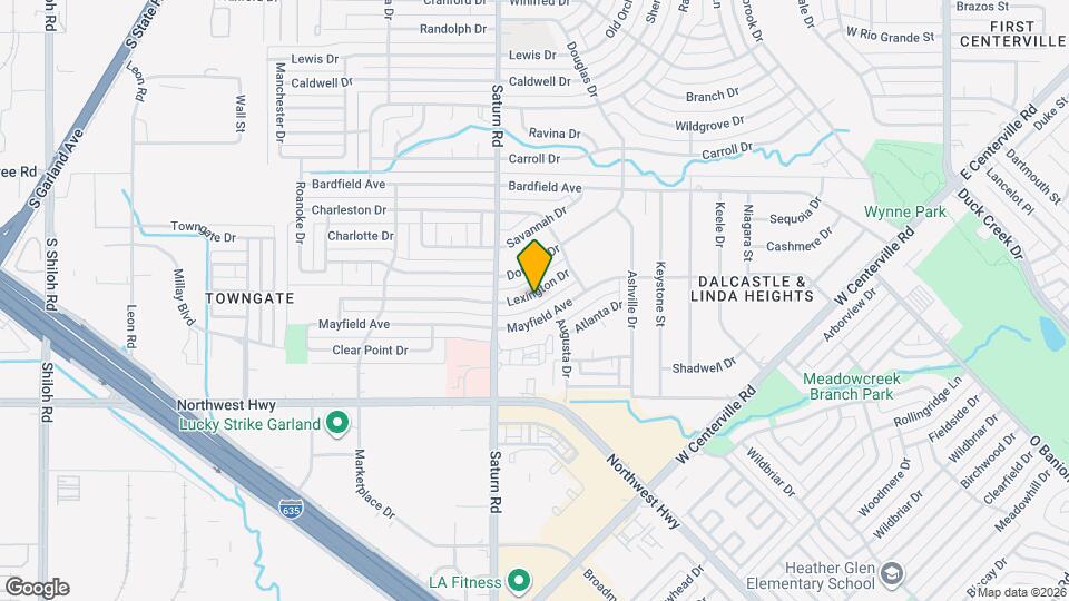 1310 Lexington Dr Mapa y Detalles de la Ubicación