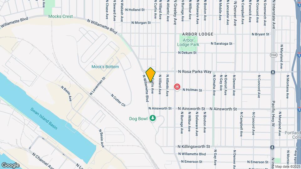 6337 N Curtis Ave Map and Location Details