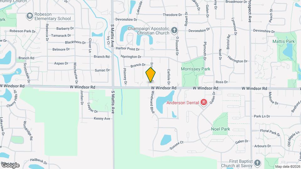 2332 Brookshire E Map and Location Details