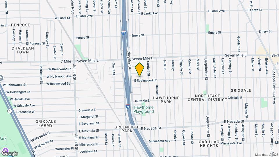 999 E Robinwood St Map and Location Details