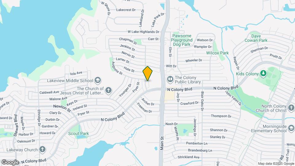 6816 Curry Dr Map and Location Details