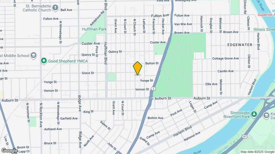 1713 N Church St Map and Location Details