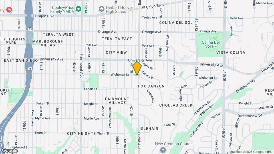 3784-3789 Euclid Ave Map and Location Details