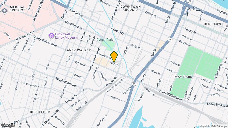 709 Hall St Mapa y Detalles de la Ubicación