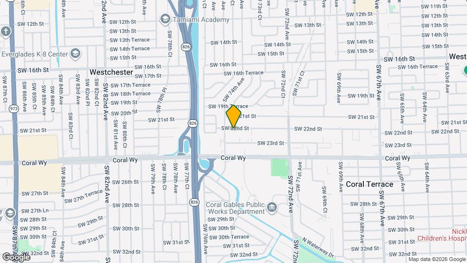 7440 SW 22nd St Map and Location Details