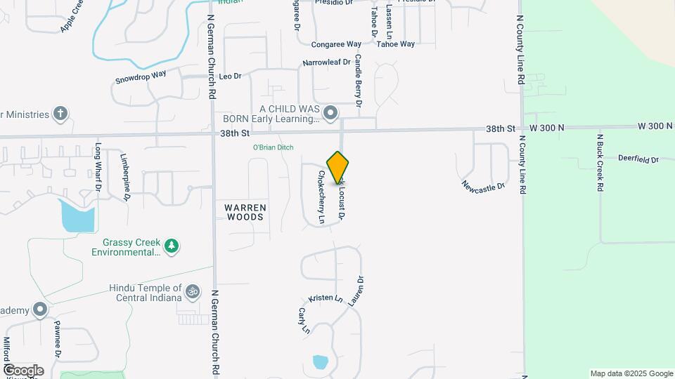 3636 Black Locust Dr Map and Location Details