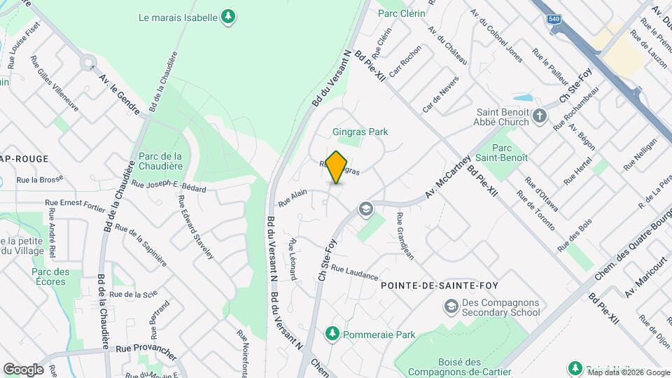 3645 Lanthier Rue Map and Location Details