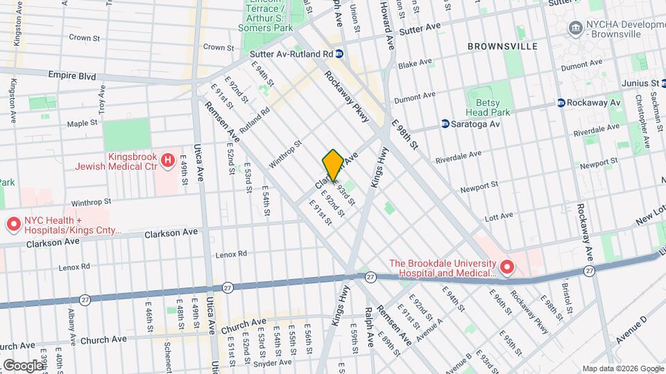 290 E 93rd St Map and Location Details