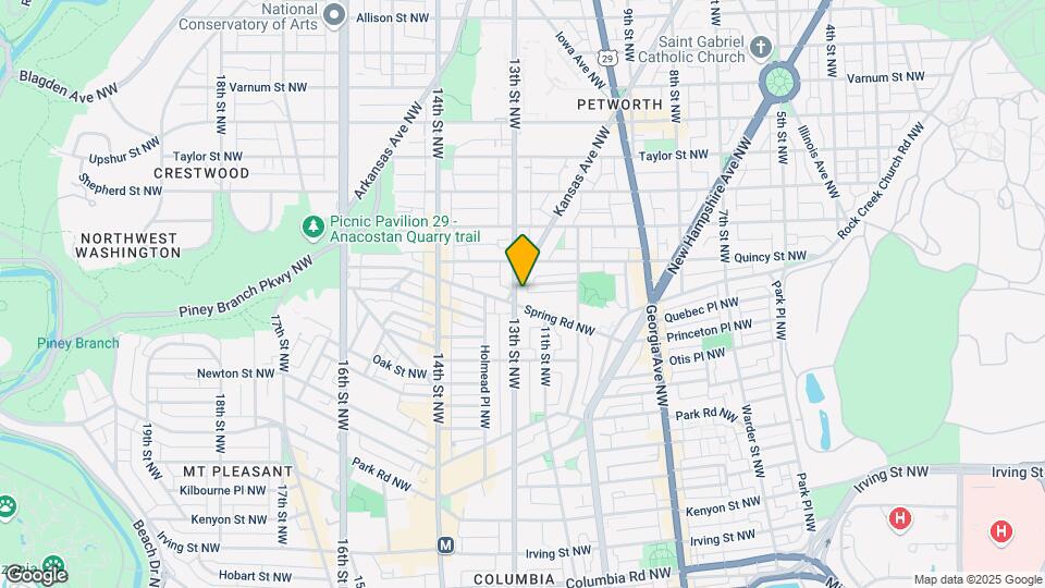 3701 13th St NW Map and Location Details
