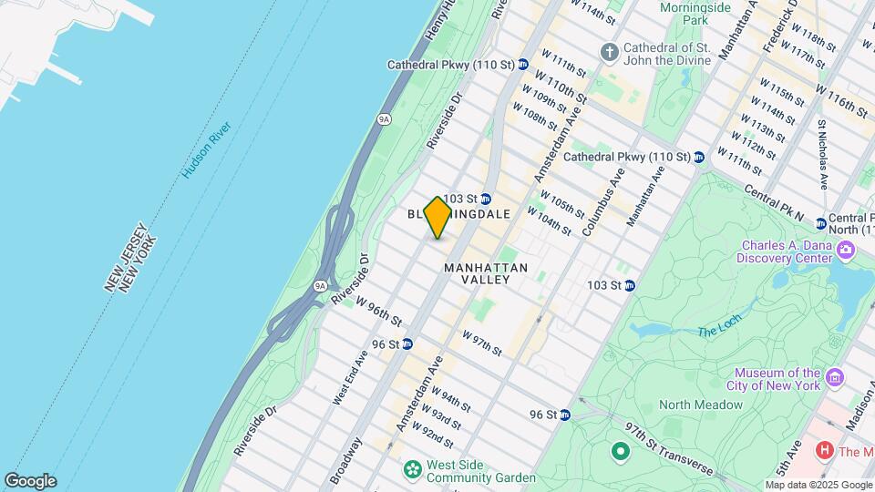 243 W 100th St Mapa y Detalles de la Ubicación