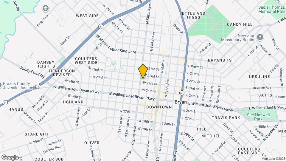 306 W 23rd St Map and Location Details