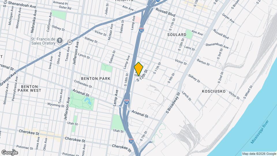 1210 Lynch St Map and Location Details