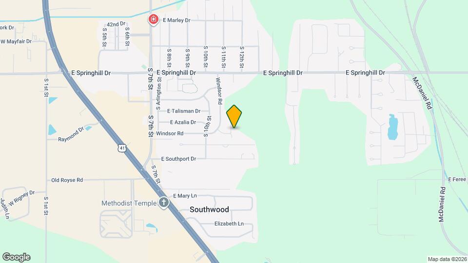 4822 Pine Ridge Ct Map and Location Details