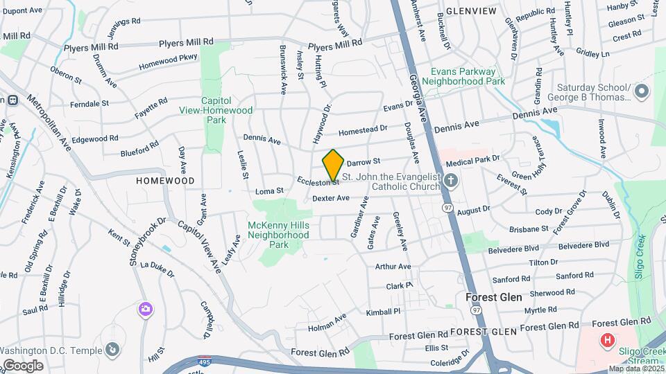 2416 Eccleston St Map and Location Details