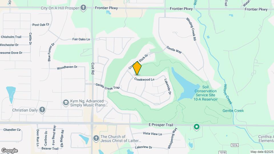 2871 Creekwood Ln Map and Location Details