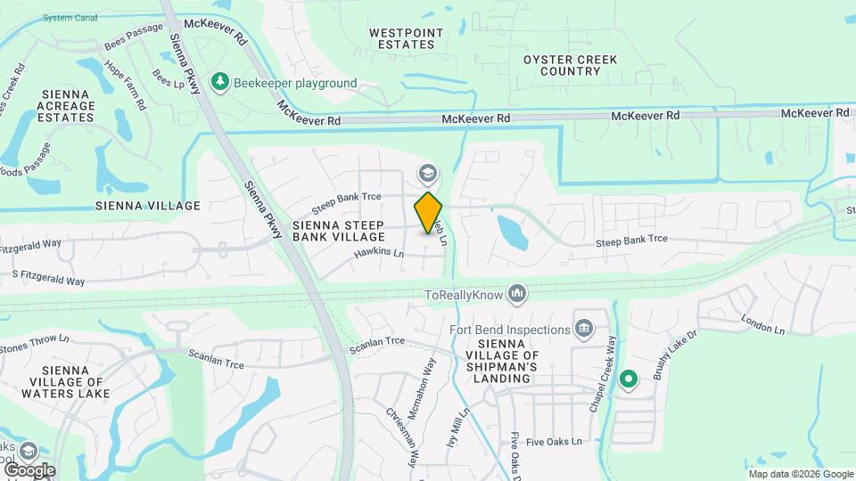 3710 N Autrey Ct Map and Location Details