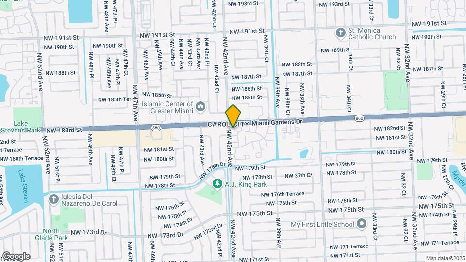 18182 NW 41st Pl Map and Location Details