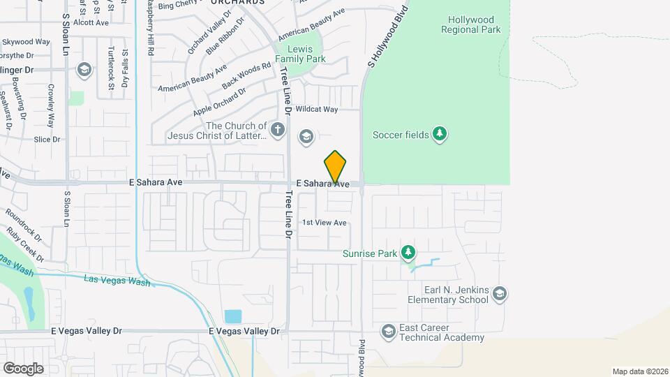 6528 E Marco Vista Ave Map and Location Details