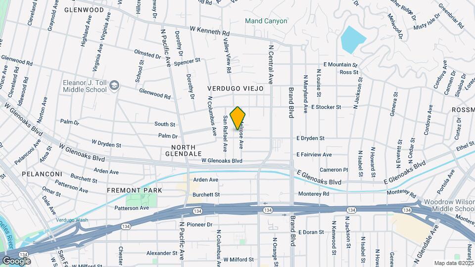 1105 Melrose Ave Map and Location Details