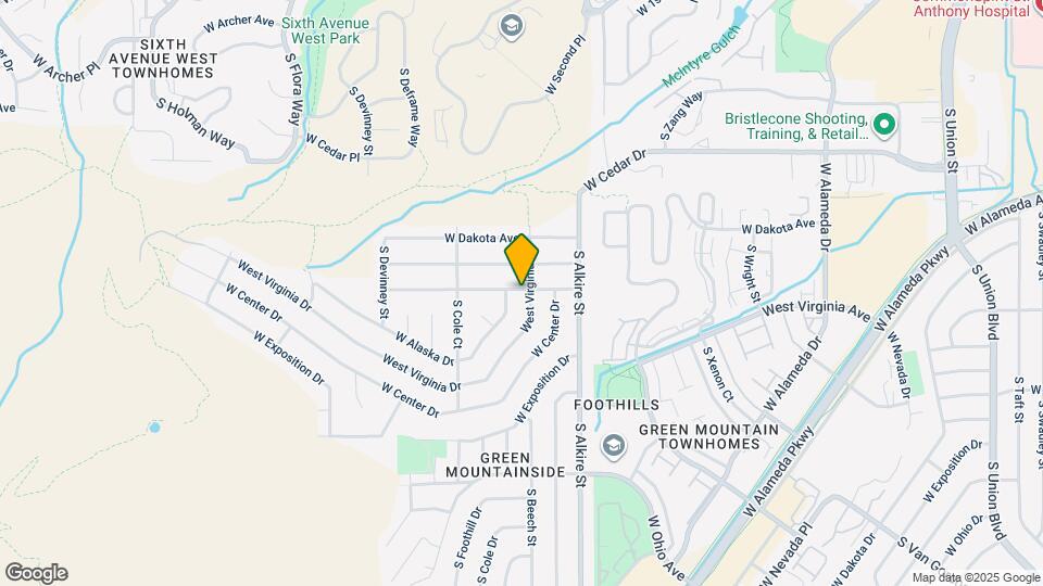 13432 W Alaska Pl Map and Location Details