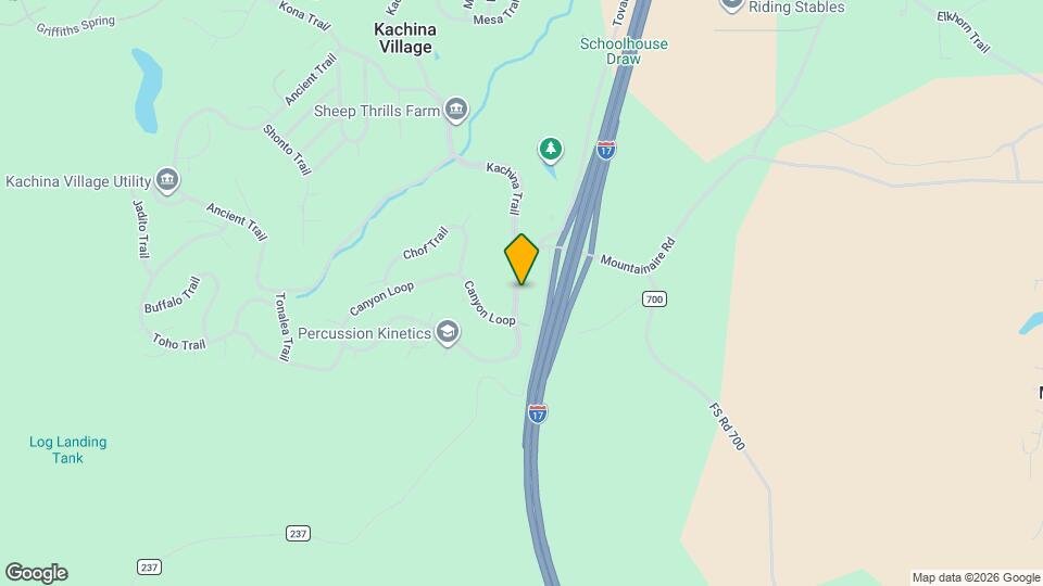 3549 Kachina Trail Map and Location Details