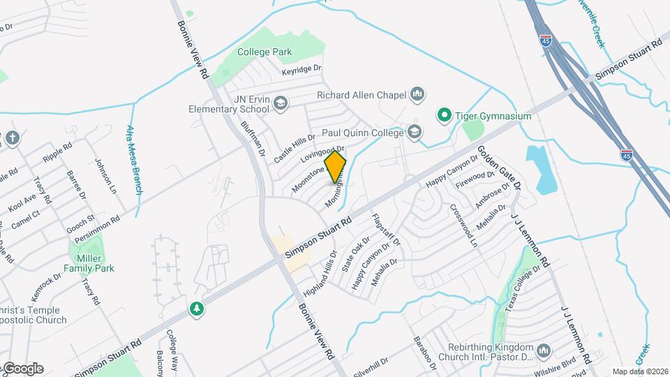 3753 Morningview Dr Map and Location Details