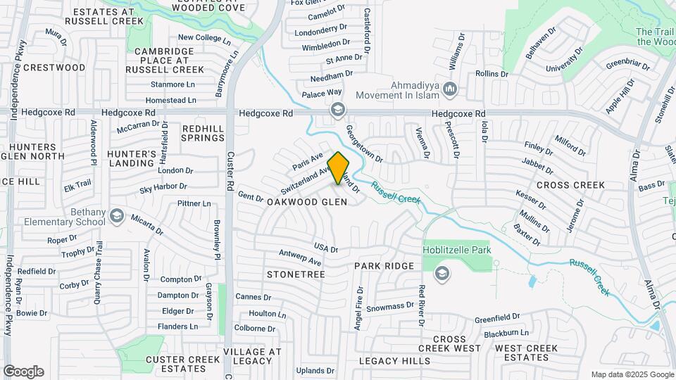 7644 Hove Ct Map and Location Details