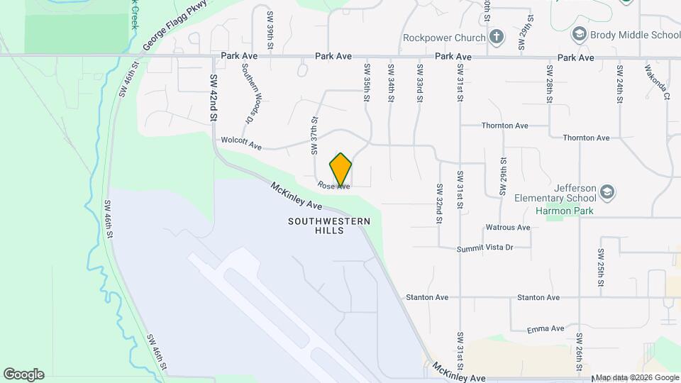 3510 Rose Ave Map and Location Details